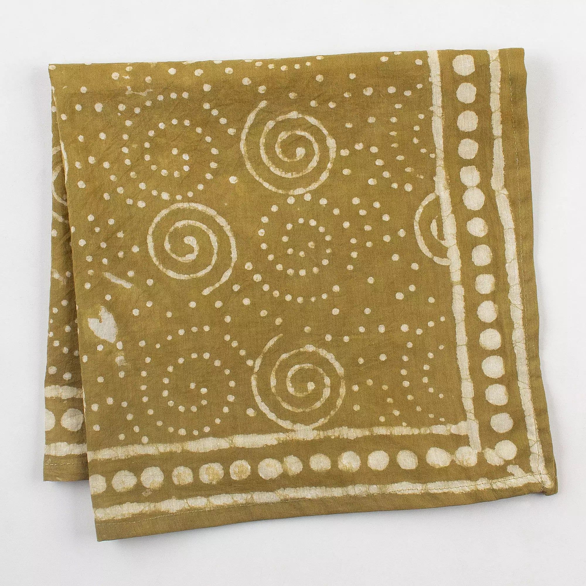 Hand Block Printed Cotton Bandana Multi-Purpose 627